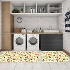 Kit Tapete Lavanderia Elementos Natalinos Único