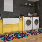 Kit Tapete Lavanderia Ovos De Páscoa Único