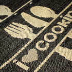 Kit Tapete Passadeira 2pç Antiderrapante Cozinha Juta Cookpt