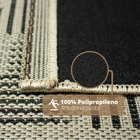 Kit Tapete Passadeira 2pç Antiderrapante Cozinha Juta Srj Bg