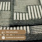 Kit Tapete Passadeira 2pç Antiderrapante Cozinha Juta Srj Pt