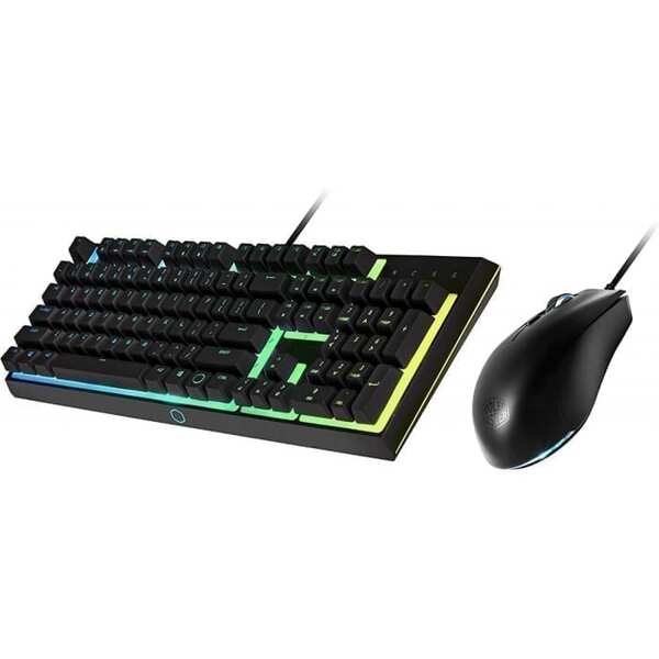 Kit Teclado E Mouse Gamer Cooler Master Semi Mecanico Ms-111