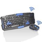 Kit Teclado E Mouse Gamer Sem Fio Wireless 2.4ghz 3200dpi - H