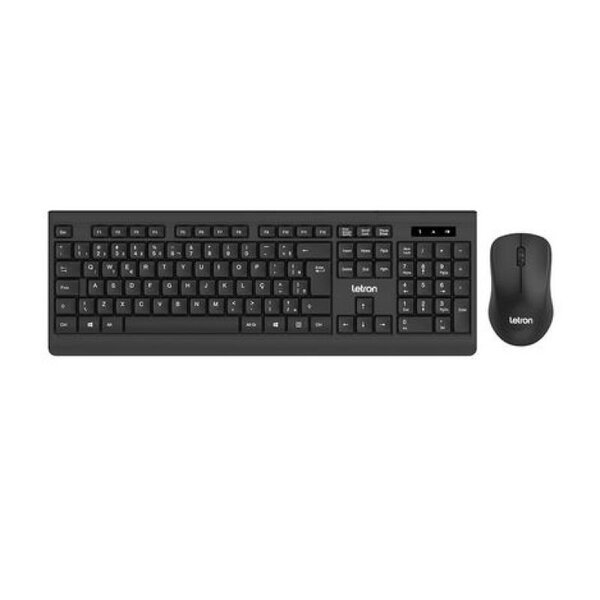 Kit Teclado E Mouse Sem Fio Com 104 Teclas  Mouse 3 Botões 10