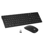 Kit Teclado E Mouse Wireless S/fio Ultra Slim Muito Leve