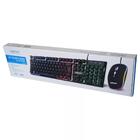 Kit Teclado Mouse Gamer Computador Usb Abnt2 Led Pto Bk-g550