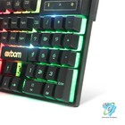 Kit Teclado Mouse Gamer Computador Usb Abnt2 Led Pto Bk-g550