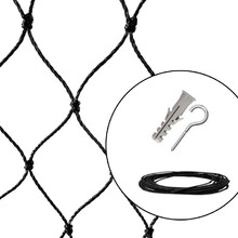 Kit Tela / Rede De Proteção 1,10x1,40m Na Cor Preta