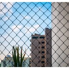 Kit Tela / Rede De Proteção 1,45x0,90m Na Cor Preta