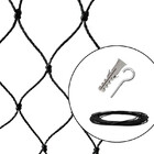 Kit Tela / Rede De Proteção 1,50x1,60m Na Cor Preta