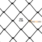 Kit Tela De Proteção Janelas Gato Criança 1,30 X 1,60 Preta