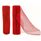 Kit Tela Decoração Natal Fita 25cmx5m Vermelha 2 Peças - Magi