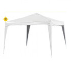 Kit Tenda Gazebo Branca Pernas Em Alumínio 3m X 3m Base E Top