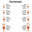 Kit Terminal Olhal De Compressão Sc Cobre