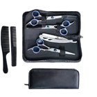 Kit Tesouras Profissional Cabelereiro Barbeiro