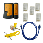 Kit Testador + Alicate + 5 Conectores + Cabo De Rede