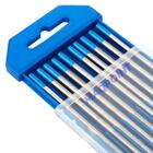 Kit Tig Eletrodo Tungstênio 1,6mm: 1 Un. Ponta Vermelha + 2 U