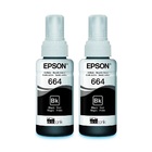 Kit Tinta Epson Original T664 664 2 Pretos L395 L380 L375 L22