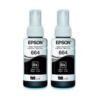 Kit Tinta Epson Original T664 664 2 Pretos L395 L380 L375 L22