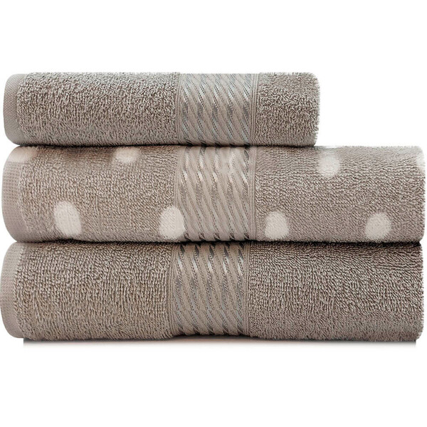 Kit Toalha 3 Peças Banho + Rosto 100 Algodão Felpudo Prisma D