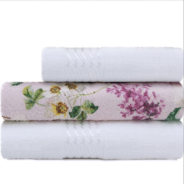 Kit Toalha 3 Peças Banho + Rosto 100 Algodão Felpudo Prisma D