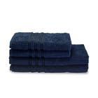 Kit Toalha Dohler Priori Azul Escuro 4x15x24cm