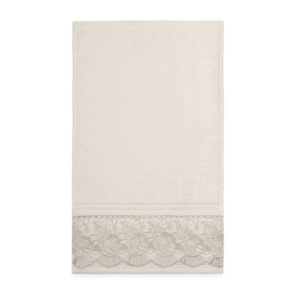 Kit Toalha Lavabo 30x50 Estela 2 Pc  Marfim