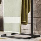 Kit Toalheiro E Porta Toalha Lovell Metal Lavabo Dhom