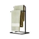 Kit Toalheiro E Porta Toalha Lovell Metal Lavabo Dhom