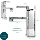 Kit Torneira Banheiro Cromada Bica Baixa E Válvula Click 7/8