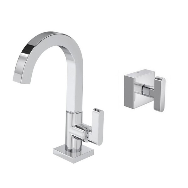 Kit Torneira Banheiro E Acabamento Soul Cromado Deca