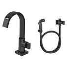 Kit Torneira E Ducha Higiênica Polo Black Noir Deca