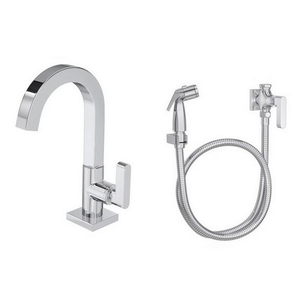 Kit Torneira E Ducha Higiênica Soul Cromado Deca