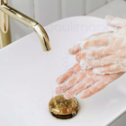 Kit Torneira Lavatório Banheiro Lavabo Quadrada 1/4v bica alt