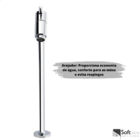 Kit Torneira Link Alta Cromada + Válvula Click Cromada 1.1/4