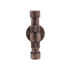 Kit Torneira Mesa Bancada Industrial Rustica Cobre Velho + Ac