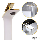 Kit Torneira Monocomando Petra Alta Branco/gold + Válvula Cli