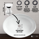 Kit Torneira Monocomando Petra Alta Branco/gold + Válvula Cli