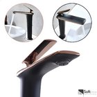 Kit Torneira Monocomando Petra Alta Preto/rose + Válvula Clic