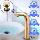 Kit Torneira Monocomando Tigris Alta Gold + Válvula Click 7/8