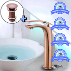 Kit Torneira Monocomando Tigris Alta Rose + Válvula Click 1.1