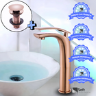 Kit Torneira Monocomando Tigris Alta Rose + Válvula Click 7/8