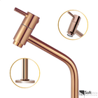 Kit Torneira Pia Banheiro Lavabo Baixa Rosê Gold + Válvula Cl