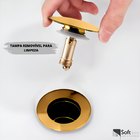 Kit Torneira Pia Banheiro Lavabo Lavatório Bancada Cuba Baixa