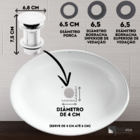 Kit Torneira Pia Banheiro Lavatório Bancada Cuba Alta Rosê Go