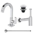 Kit Torneira Soul E 03 Complementos Cromado Deca