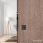 Kit Trava 800 Rolete Stam Roseta Quadrada Preto Fosco