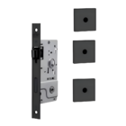 Kit Trava 800 Rolete Stam Roseta Quadrada Preto Fosco