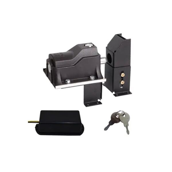 Kit Trava Fechadura Para Portão Suporte Regulável Eco Lock Ip