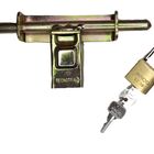 Kit Trava P/portao Ferrolho-tr14 Com Cadeado